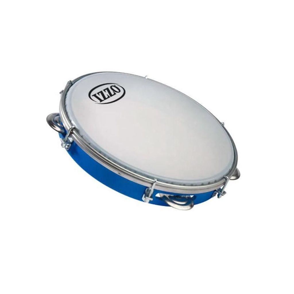 Pandeiro 10 Pol Abs Azul C/Pele Leitosa Izzo – IZZ 6467