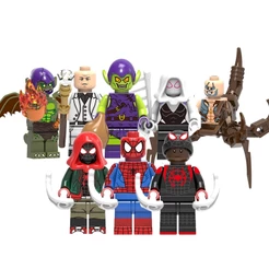 Homem Aranha Blocos De Construção Kingpin Brinquedos Super Heróis Tijolos X0241