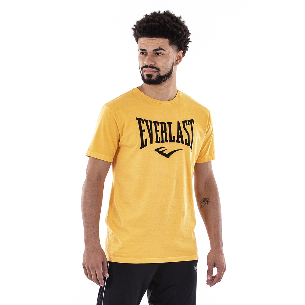 Detalhes do Camiseta Everlast Fundamentals - Masc Amarela