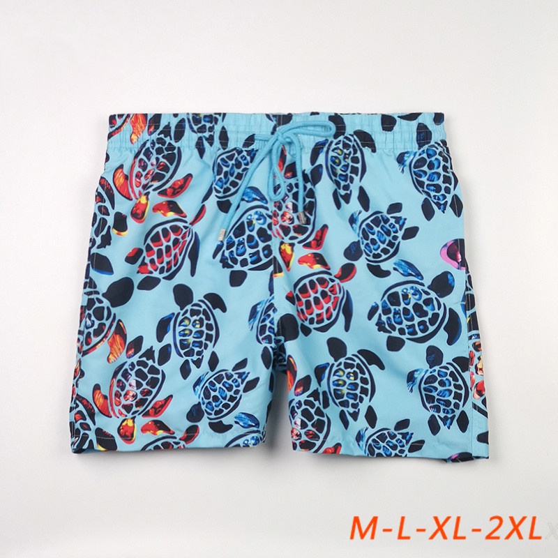 2023 Novo Design Vilebrequin Calções De Natação Masculino Verão Roupa De Praia Surf Shorts Fitness