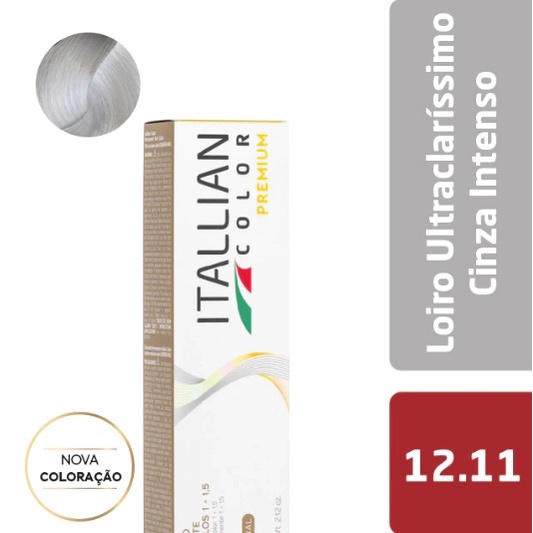 COLORAÇÃO P/ CABELOS ITALLIAN COLOR - 12.11 LOIRO ULTRACLARISSIMO INTENSO 60g