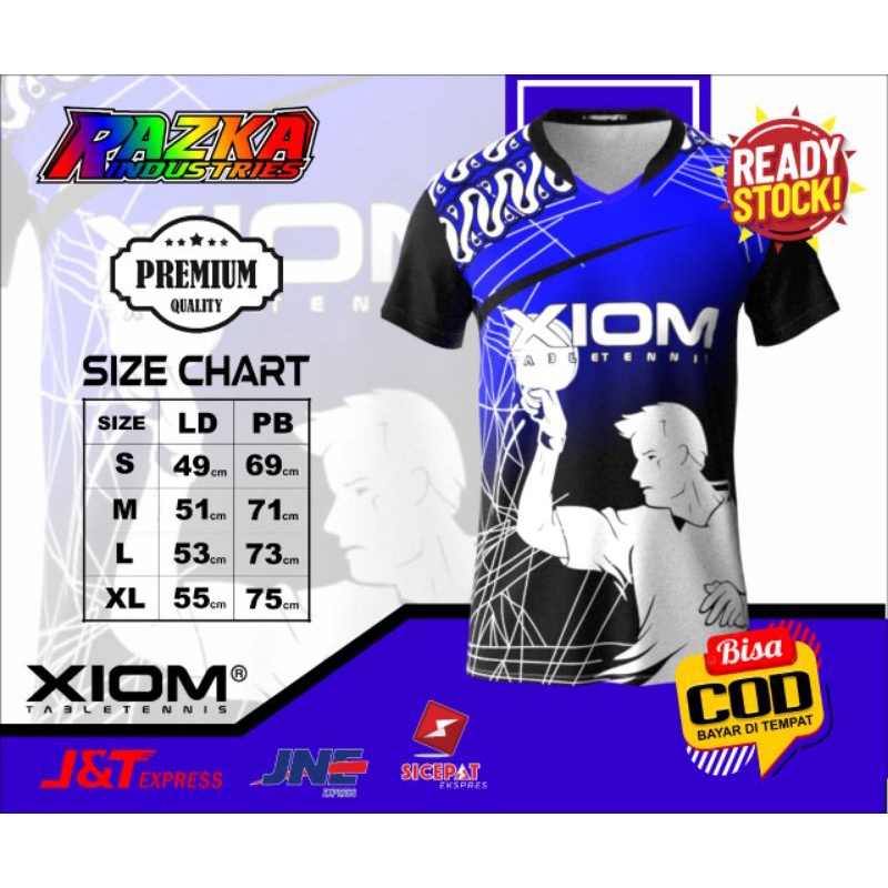 Xiom Tênis De Mesa De frin Simples JERSEY Esportiva