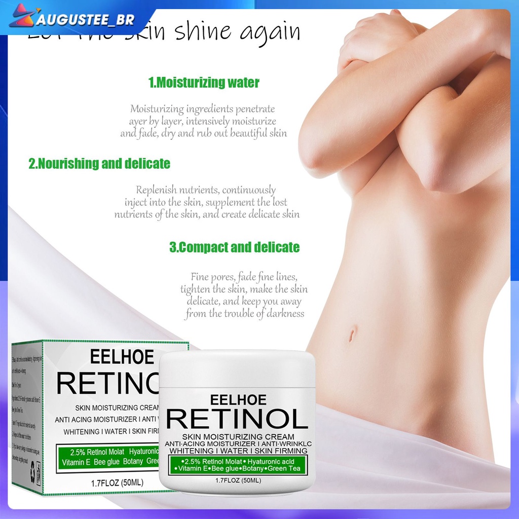 Original Eelhoe Retinol Creme Clareador Corporal Partes Íntimas Essência Branqueadora Interna Privada Juntas De Glândegas Brilhante
