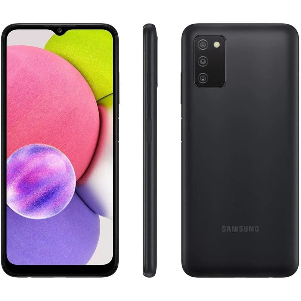 CELULAR SAMSUNG GALAXY A03S 64GB DUAL SM-A037MZKSZTO PRETO QUADRIBAND