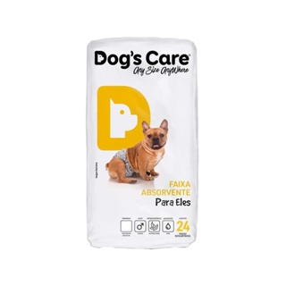 Fralda Descartável Higiênica P/cães Macho Dogs Care 24 Un M em Oferta na Shopee