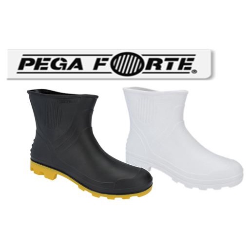 Bota Galocha Cano Curto - Pega Forte Borracha Pvc Original em Oferta na Shopee
