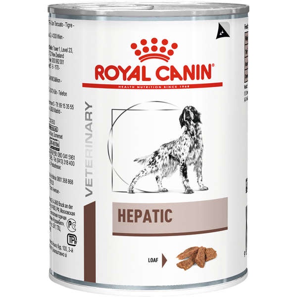 Ração Úmida Royal Canin Lata Canine Veterinary Hepatic Wet para Cães 420g - Pets