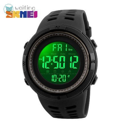 WIT SKMEI Relogio 1251 esportes impermeável masculino lazer digital LED digital multifuncional relógio eletrônico
