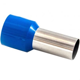 Terminal Tubular Ilhos Azul 2,50mm Pre Isolado 100 Pecas Axt