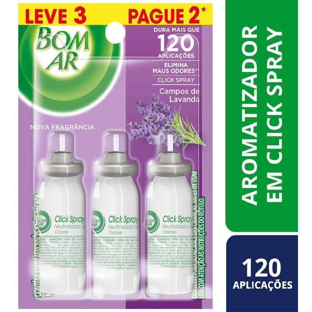 Refil Aromatizador Campos de Lavanda Click Spray 12ml - Home & Living
