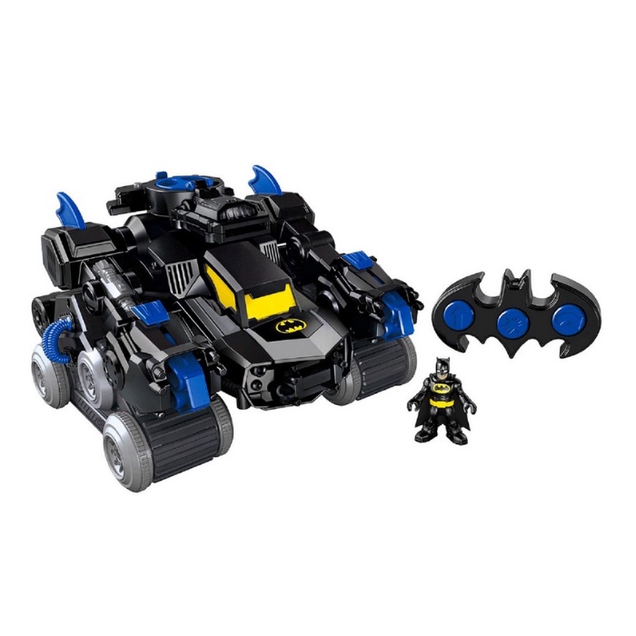 Imaginext BatBot Batman 2 em 1 - Tanque e Robô com Luz e Som - Fisher Price  DMT82 | Shopee Brasil