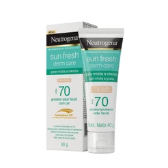 Protetor Solar Neutrogena Sun Fresh Pele Oleosa Clara FPS 70 40g