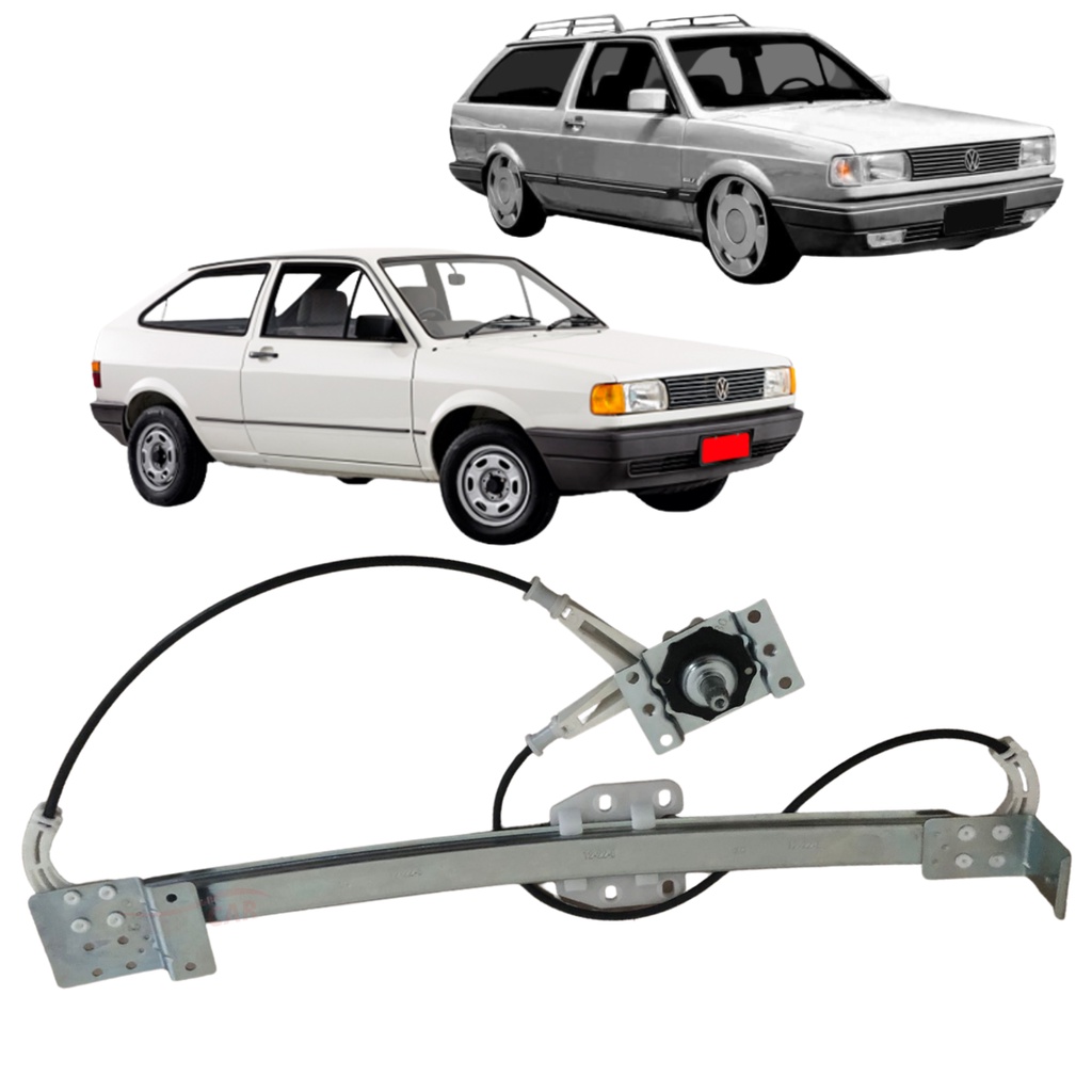 Máquina Vidro Gol Quadrado Lado Direito 1988 1989 Até 1996 em Oferta na Shopee