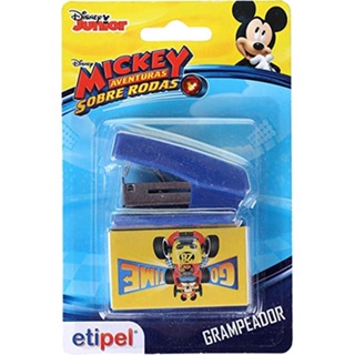 Mickey Grampeador De Metal/plastico C/extrator De Grampo + Caixa C/500 Grampos Dyp-213 Etipel**t em Oferta na Shopee