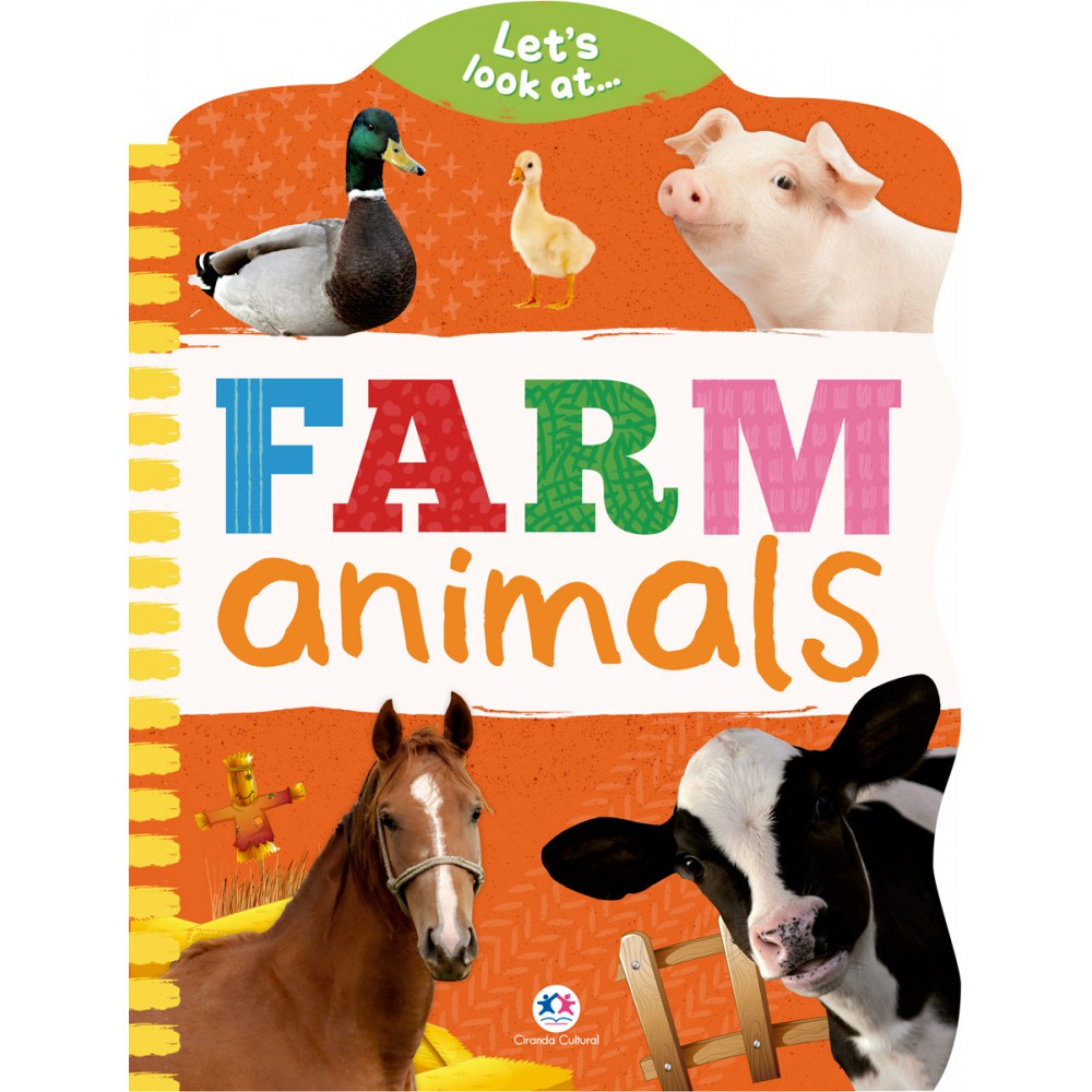 Livro Farm animals em Oferta na Shopee