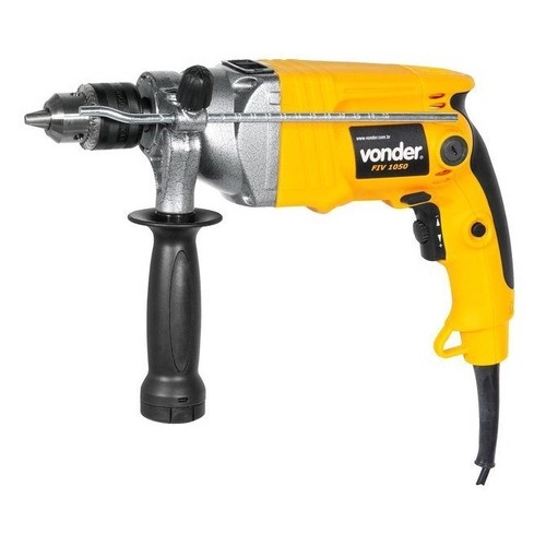 Furadeira Martelete Elétrica Vonder FIV 1050 1050W 13mm + Acessórios 220V Profissional