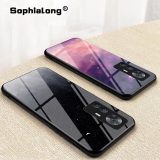 Capa De Vidro Temperado Para Xiaomi 12T 12X 12 S Pro Lite Redmi Nota 12S Dura Telefone Traseiro Com Padrão Starry Sky