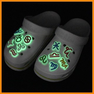 Jibbitz For Crocs Pinos De Constelação Noctilucentes Para Sapatos Diy Botão De Charme