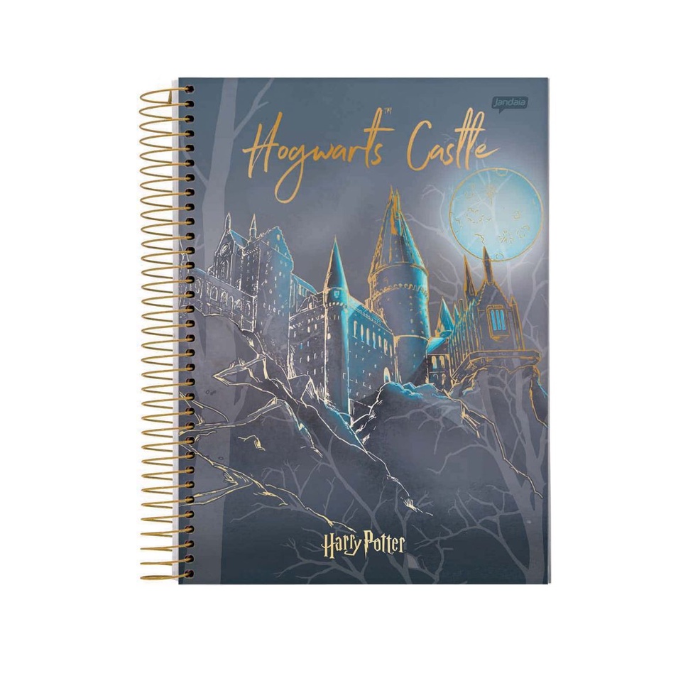 Caderno Universitário Espiral CD - 12 Matéria - 240 folhas - Harry Potter - Jandaia