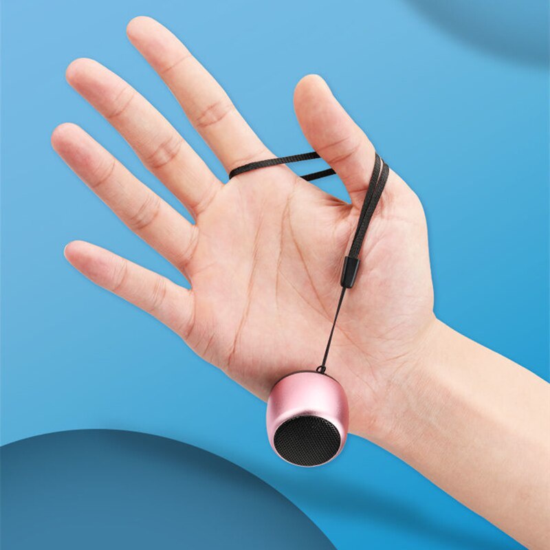 Portable Wireless Bluetooth Speaker Metal HiFi TWS  Loudly Waterproof Mini Speaker Wireless Speaker Small Bluetooth Spea NENE
