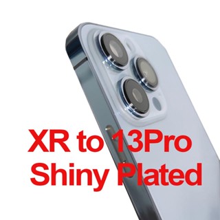 Tampa Traseira Da Carcaça Para DIY XR A 13 pro Brilhante , Como Bateria + Estrutura Do Chassi Médio + Bandeja SIM + Peças Chave Lateral De Reparo