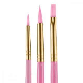 Kit de Pincéis Pintura Facial C/3 Snazaroo