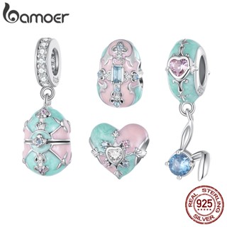 Bamoer 925 Silver Easter Series Beads Traje Para Bracelect Moda Feminina E Estudante
