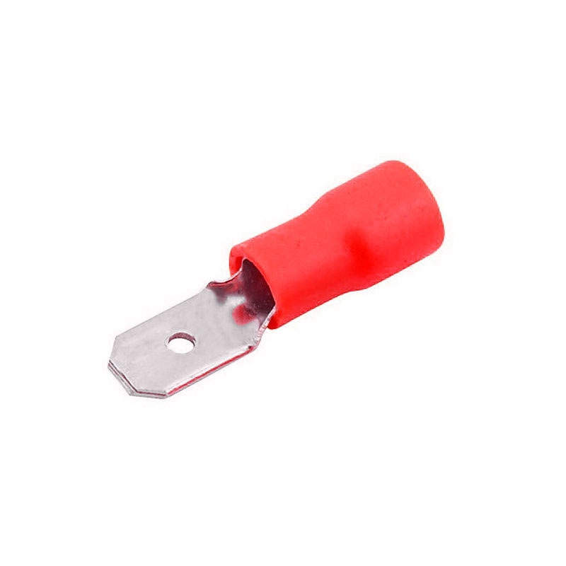 Terminal Pré-Isolado Macho 1,5mm Vermelho