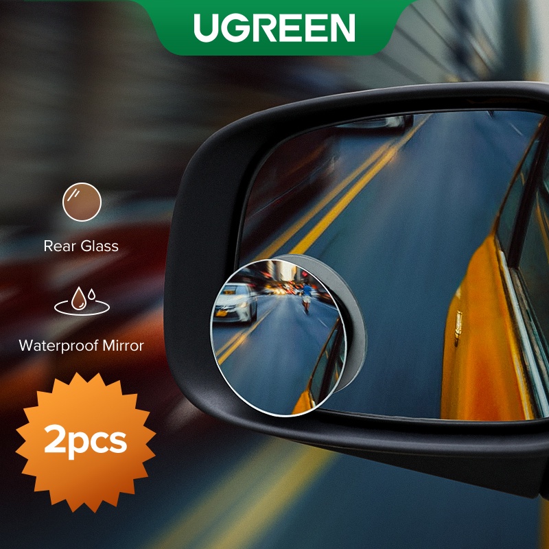 Ugreen Espelho De Carro 360 ° HD Blind Sport Mirrior Grande Angular Retrovisor Convexo Rodada Veículo Estacionamento