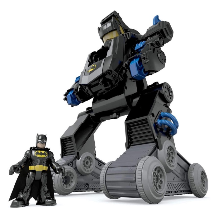 Imaginext BatBot Batman 2 em 1 - Tanque e Robô com Luz e Som - Fisher Price  DMT82 | Shopee Brasil