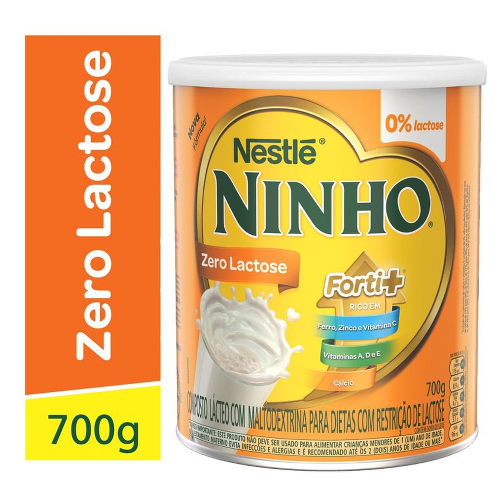 Composto Lacteo Ninho Forti+ Zero Lactose 700Gr