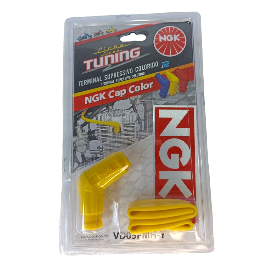 Cachimbo Vela Ngk Cg 150 Cargo Esd 2015 a 2016 Cg 150 Titan Esd 2004 a 2015 Nxr 125 Bros Es 03 a 15 em Oferta na Shopee