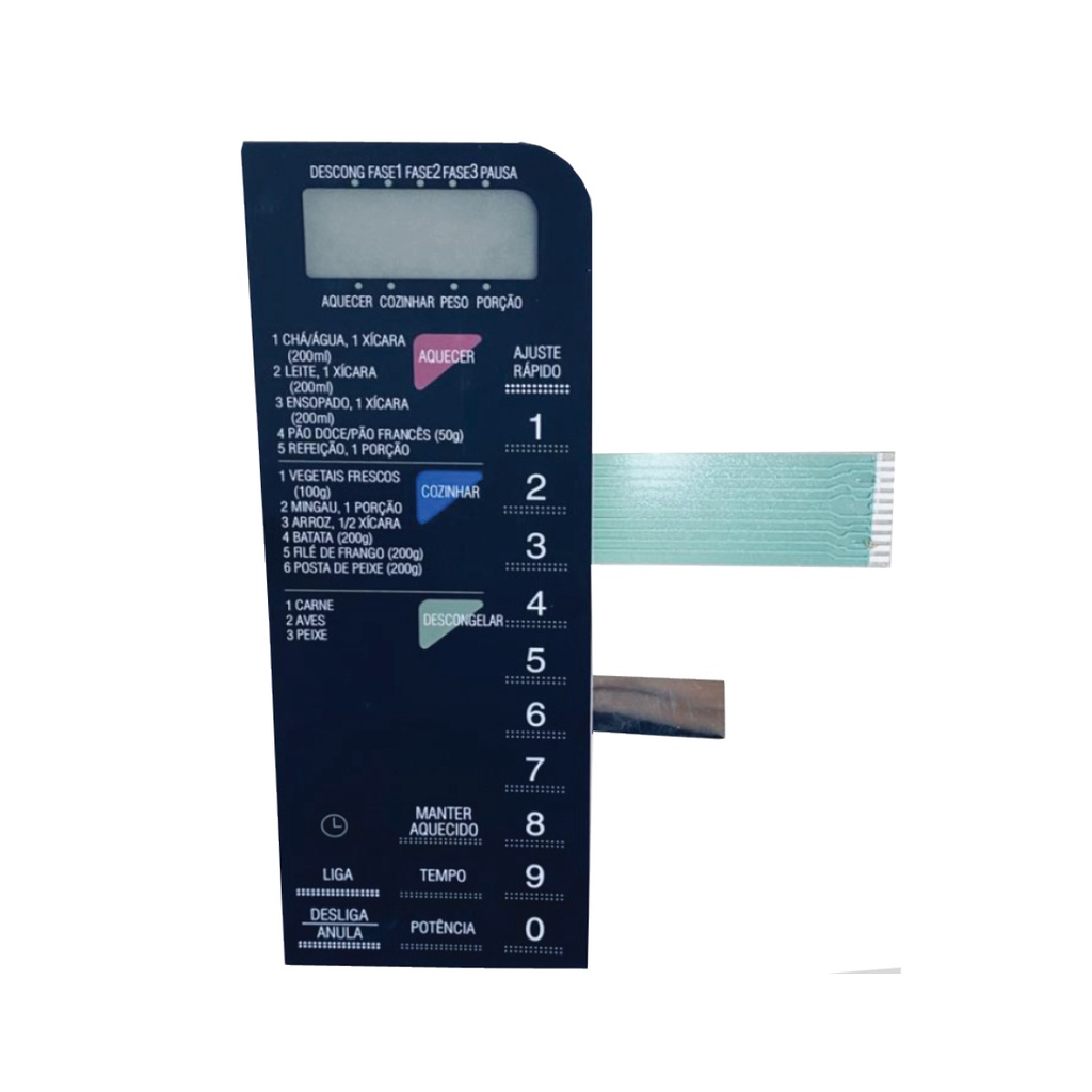 MEMBRANA COMPATIVEL MICROONDAS SANYO EM 800TB - EM800 TB 