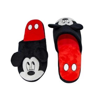 Chinelo Pantufa Mickey Curioso De Quarto Unissex Disney Zona Criativa Solado Emborrachado