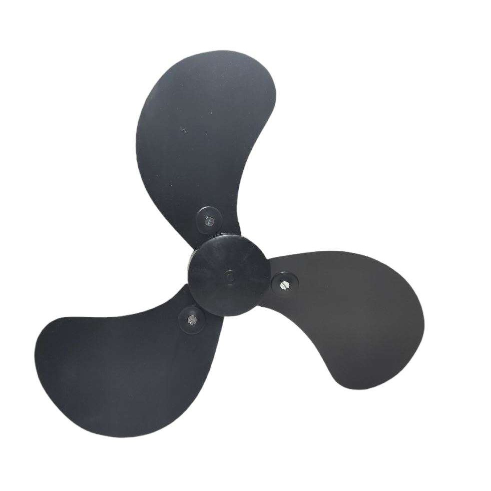 Hélice para Ventilador Loren Sid / Arge Max - 60cm - 3 Pás - Eixo de 10mm - Preto