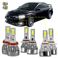 Kit Ultra Led Mitsubishi Lancer X 2012/2020 20000lm 6500k
