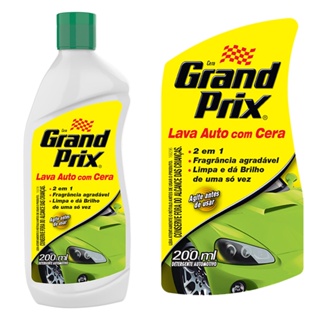 Lava Auto Tradicional Liquido 200ml Grand Prix 1 Un Shampoo de Carro Alto Poder de Limpeza com Cera em Oferta na Shopee