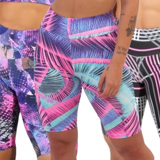 Kit C/ 6 Bermudas de Academia Feminina Estampadas