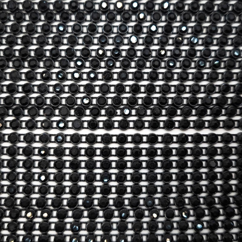 Strass Preto 4mm 10 Metros Costura Bijuteria Artesanato
