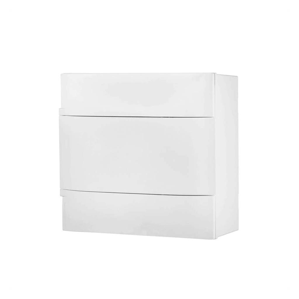 Quadro Distribuicao Sobrepor 8 Disjuntores Din Branco Cemar