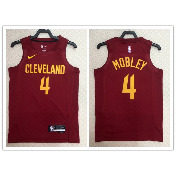 Hot pressed version 2023 nba Cleveland Cavaliers No. 4 Mobley red