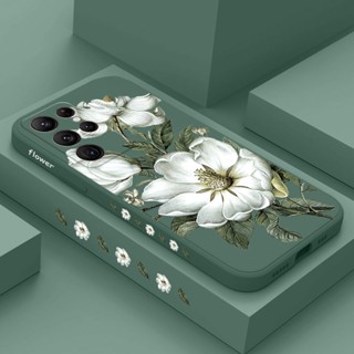 Estojo De Telefone Wild Flowers Para Samsung Galaxy S23 S22 FE Ultra Plus Capa De Moda Design Criativo