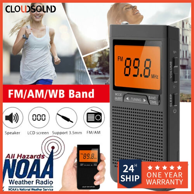 Dio Am Fm Vintage Bateria Pilha Emerg Ncia Pocket Néa Weather Palesta Pesquisa Automática