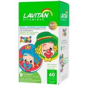 Lavitan Infantil Com 60 Comp Mastigáveis - Cimed