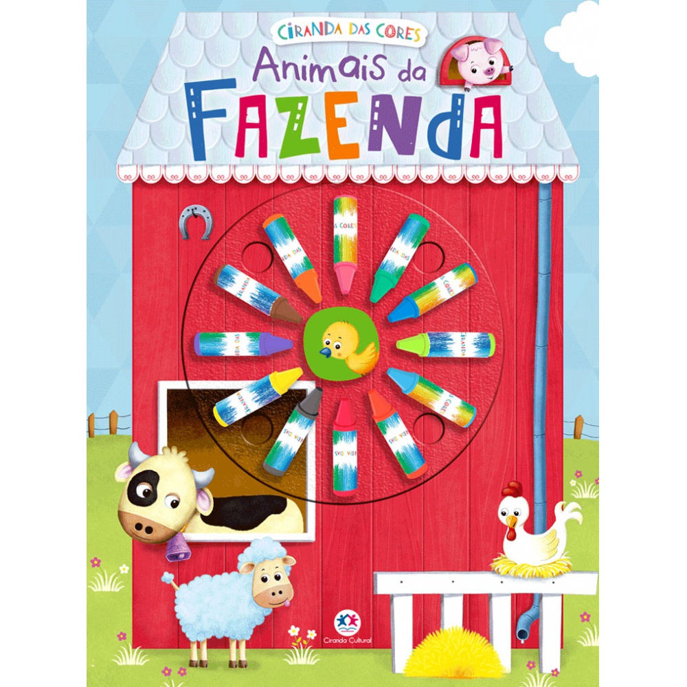 Livro Giz de cera Animais da fazenda - Books & Magazines