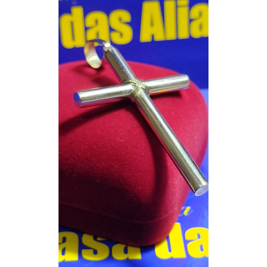 Pingentes Cruz Oca 45 mm Ouro 18 K Peso 6 Gramas