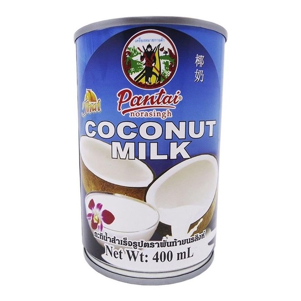 Leite De Coco Tailandes 400ml 75% Extrato - Pantai