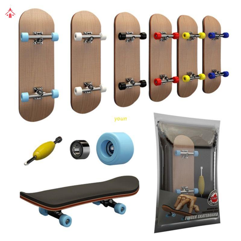 Skate De Dedo Fingerboard De Madeira Brinquedo Profissional Stents ...