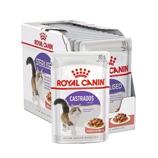 Caixa 12un Ração Úmida Sachê Royal Canin Feline Sterilised Gatos Castrados 85g em Oferta na Shopee