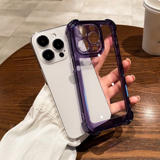 Estojo De Telefone Acrílico Transparente anti-Choque De silicone Queda Adequado capinha capa Para iPhone 14 13 12 11 Pro Max